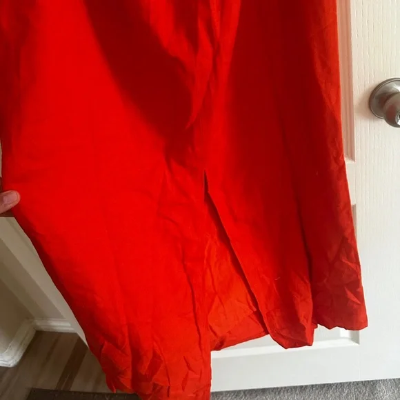 Astr Vibrant Orange Backless Dress - Picture 5 of 6